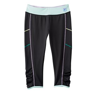 Girls 7-16 FILA SPORT® Contrast Stitch Capri Leggings