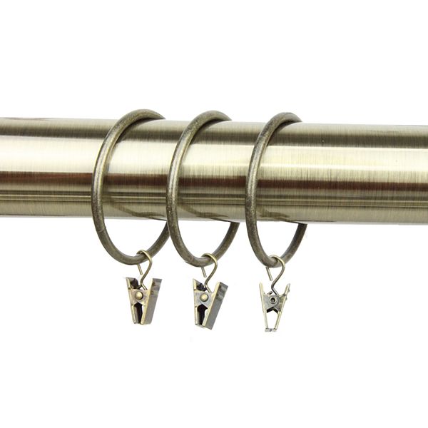 Rod Desyne 10pk. Clip Curtain Rings