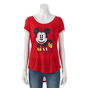 Disney's Mickey Mouse Juniors' Ringer Graphic Tee