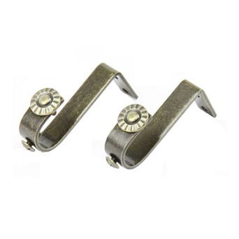 Rod Desyne 2 pk Ceiling Curtain Rod Brackets