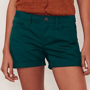 Women's LC Lauren Conrad Cuffed Jean Shorts