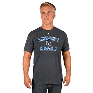 Men's Majestic Kansas City Royals Heart & Soul Tee
