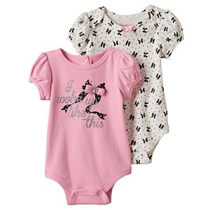 Baby Girl Nannette 2-pk. Bow Print & 