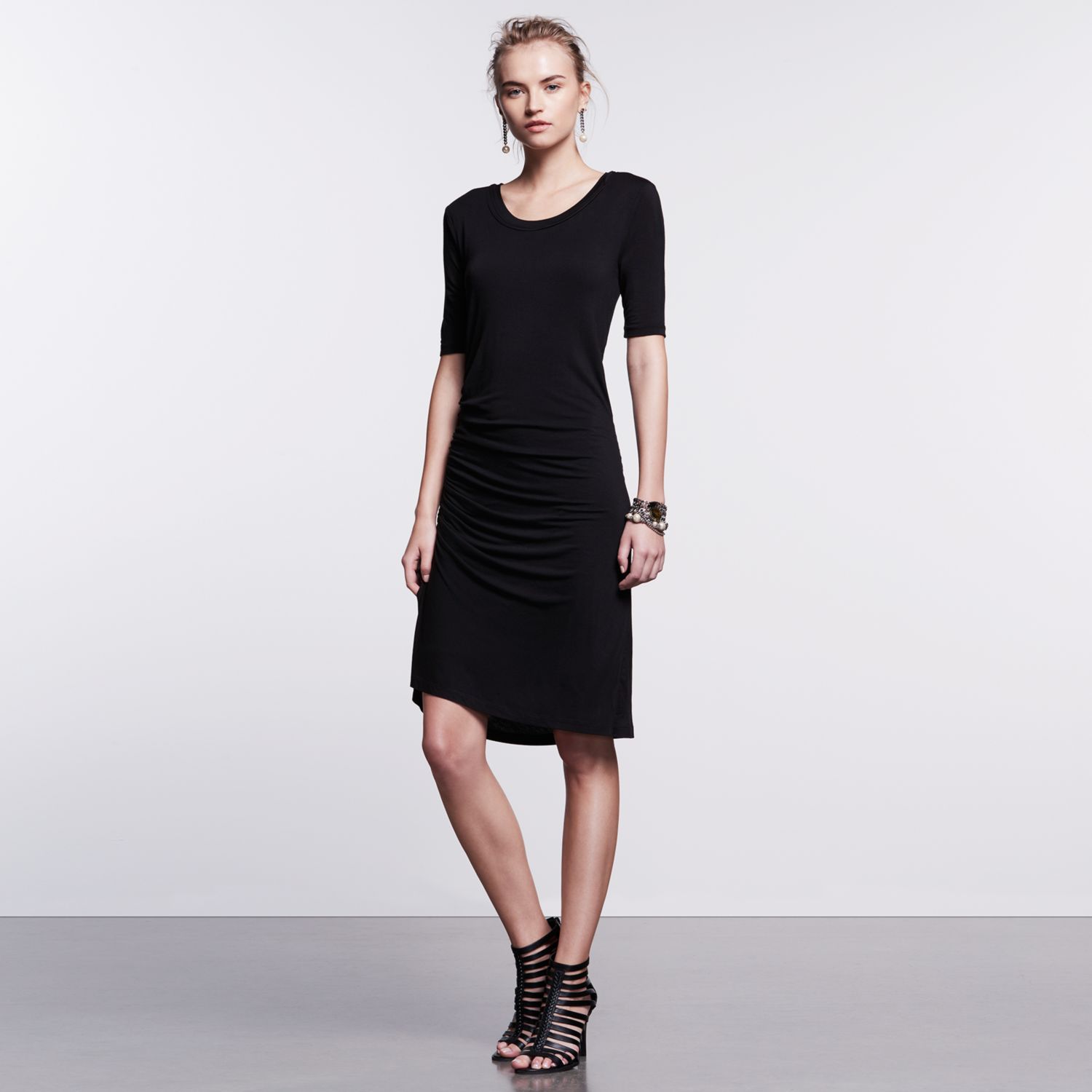 vera wang black dress kohls