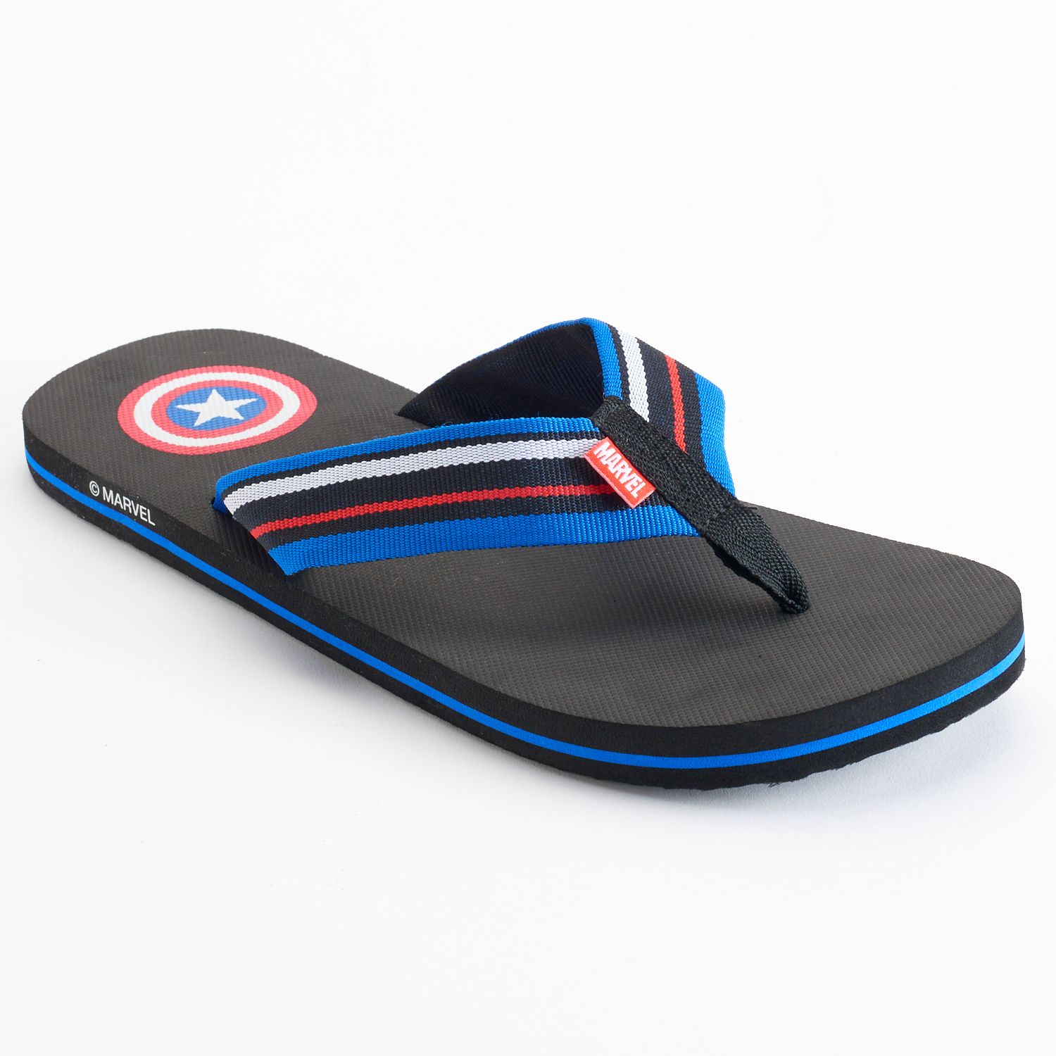 captain america flip flops