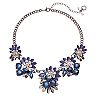Simply Vera Vera Wang Blue Flower Statement Necklace