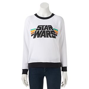 Juniors' Star Wars Raglan Graphic Sweatshirt