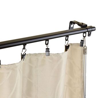 Rod Desyne Armor Wall Mount Adjustable Traversing Curtain Track
