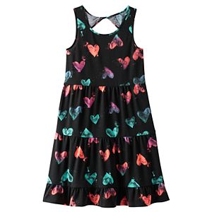 Girls 7-16 & Plus Size SO® Twist Back Patterned Skater Dress