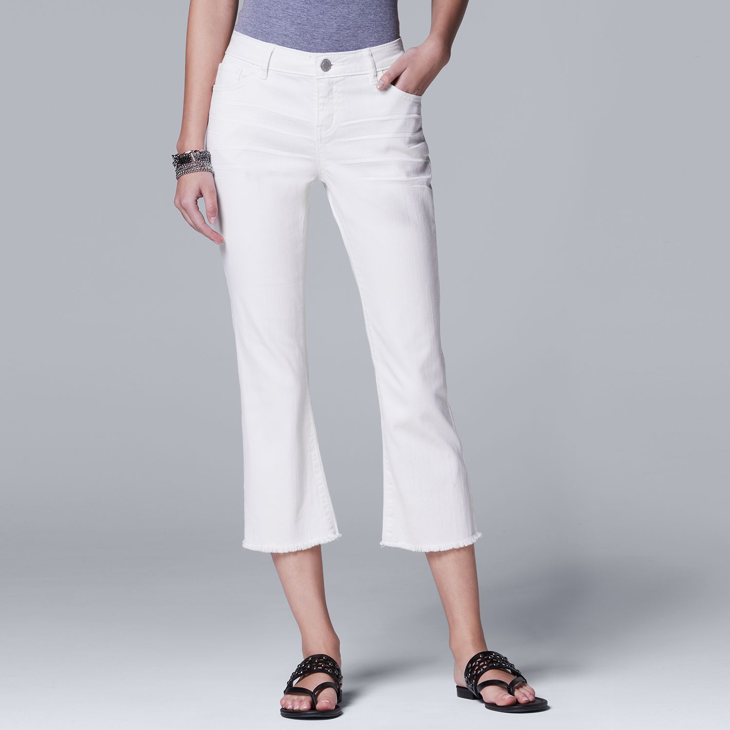 vera wang flare jeans