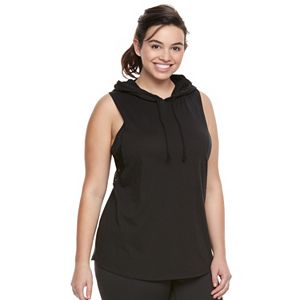 Juniors' Plus Size SO® Sleeveless Racerback Hoodie