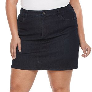 Plus Size Croft & Barrow® Essential Jean Skort