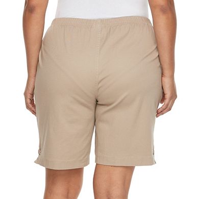 Plus Size Croft & Barrow® Pull-On Shorts