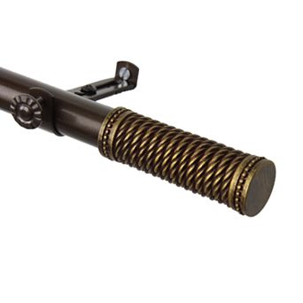 Rod Desyne Threaded Adjustable Curtain Rod
