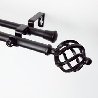 Rod Desyne Twist Adjustable Double Curtain Rod
