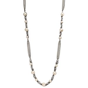 Simply Vera Vera Wang Simulated Pearl Chain Long Necklace