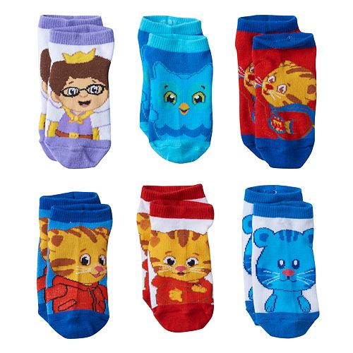 Toddler Boy Daniel Tiger's Neighborhood 6pk. LowCut Socks