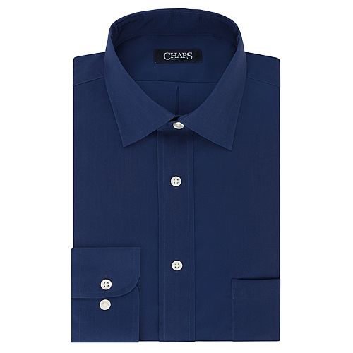 Men’s Chaps Regular Fit Comfort Stretch Spread Collar Dress Shirt