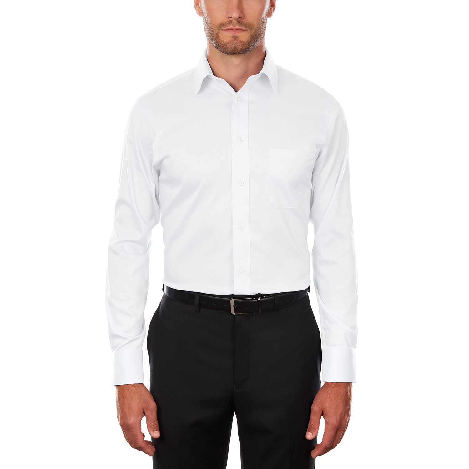 mens white dress shirts kohls