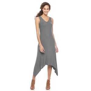 Women's Apt. 9® Sharkbite-Hem Midi Dress
