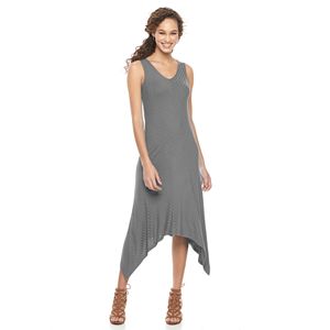 Women's Apt. 9® Sharkbite-Hem Midi Dress