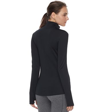 Women's Nike Warm Long Sleeve Half-Zip Baselayer Top