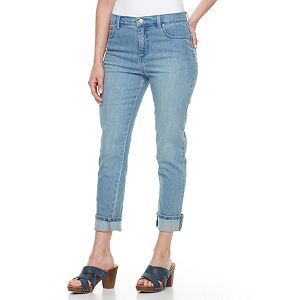 Petite Gloria Vanderbilt Amanda Cuffed Ankle Pants