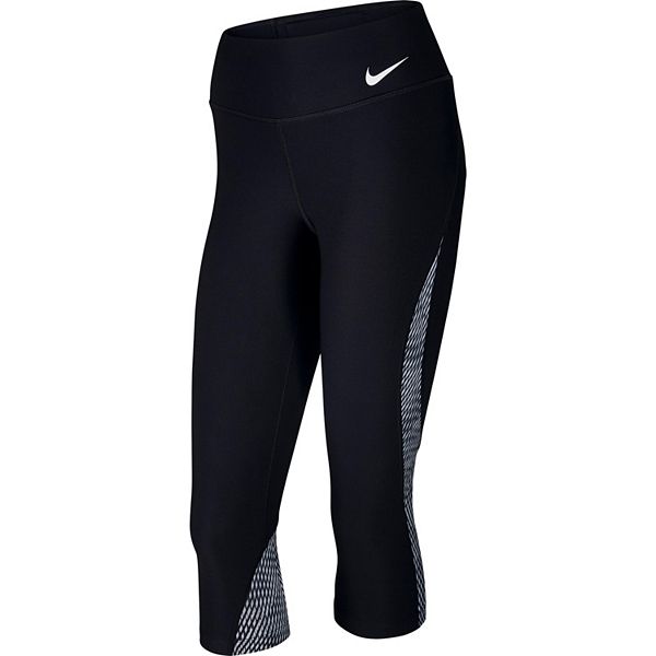 Nike Womens/Ladies Capri Dri-FIT 3/4 Leggings (Black)