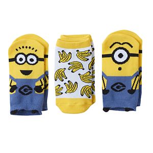 Toddler Boy Despicable Me Minions 6-pk. 3D Low-Cut Socks