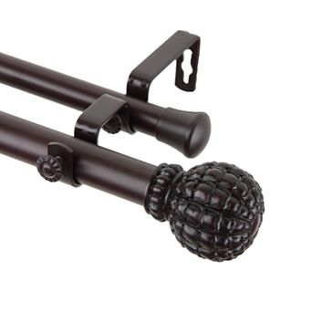 Rod Desyne Pod Adjustable Double Curtain Rod
