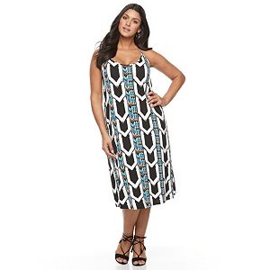 Plus Size Apt. 9® Strappy Back Midi Tank Dress