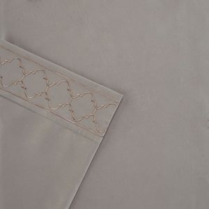 Madison Park Fretwork Embroidered Sheet Set