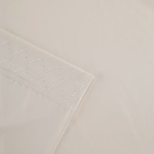 Madison Park Fretwork Embroidered Sheet Set