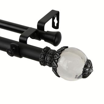 Rod Desyne Beam Adjustable Double Curtain Rod