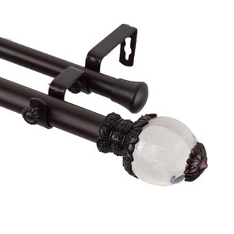 Rod Desyne Beam Adjustable Double Curtain Rod