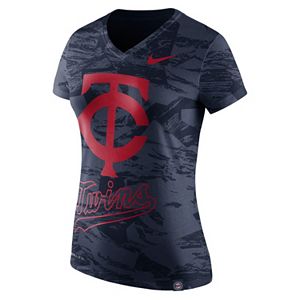 Women's Nike Minnesota Twins Pattern Dri-FIT Tee
