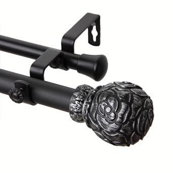 Rod Desyne Rosy Adjustable Double Curtain Rod