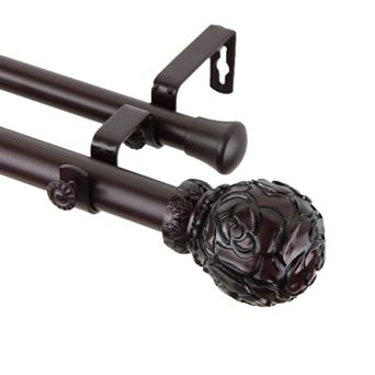 Rod Desyne Rosy Adjustable Double Curtain Rod