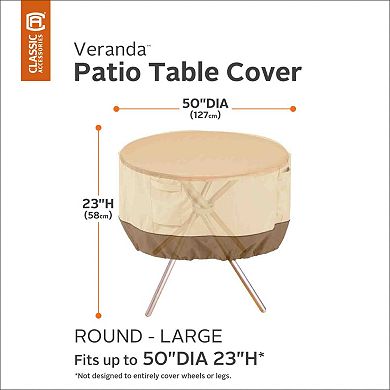 Veranda Large Round Patio Table Cover