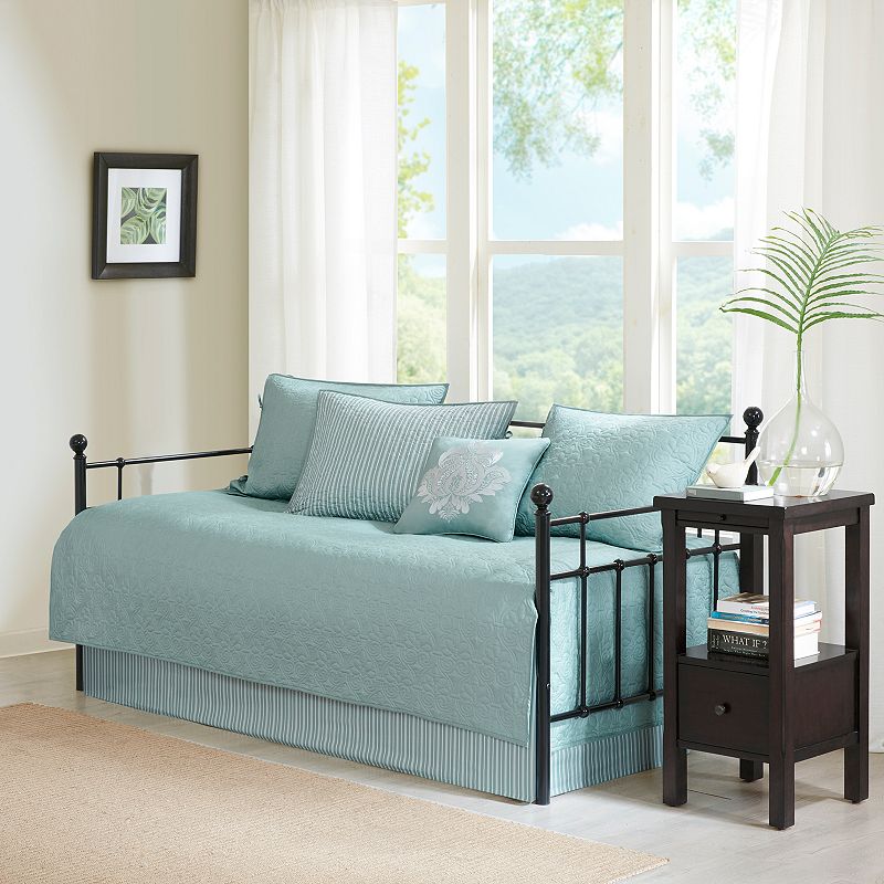 Madison Park 6-piece Mansfield Daybed Set, Green, DAYBED REG