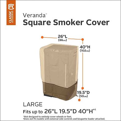 Veranda Large Square Smoker Cover