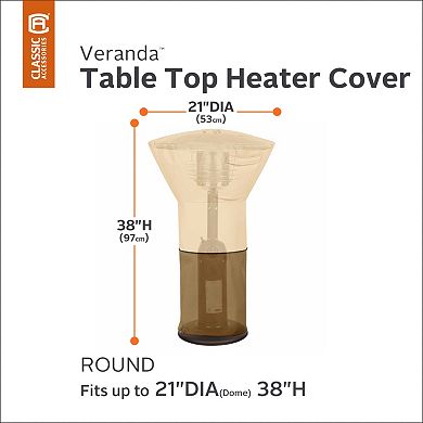 Veranda Round Tabletop Patio Heater Cover
