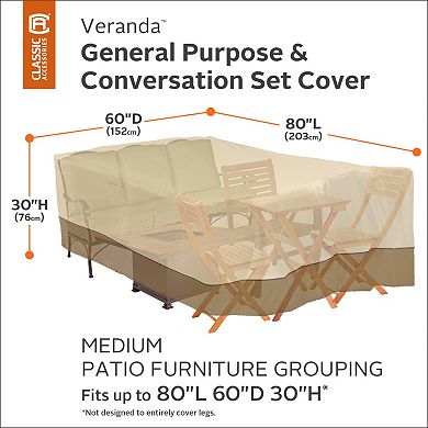 Veranda Medium Patio Furniture Set Cover