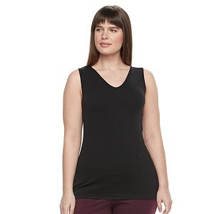Plus Size Apt. 9® Reversible Seamless Tank