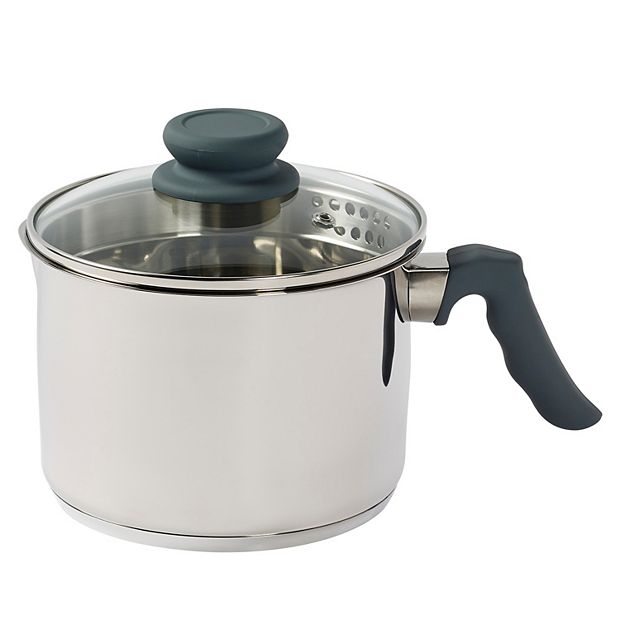 Bunpeony 2-Tier 5.2 qt. Premium Stainless Steel Pot with 2.3 qt