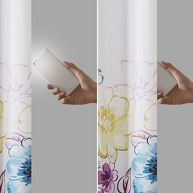 Intelligent Design Blackout 1-Panel Ashley Window Curtain