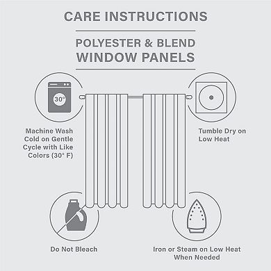 Intelligent Design Blackout 1-Panel Ashley Window Curtain