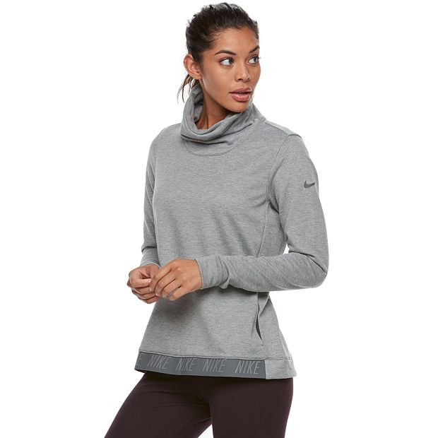 Nike grey cowl neck 2024 hoodie