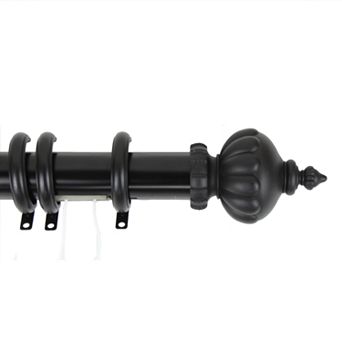 Rod Desyne Imperial Traverse Adjustable Curtain Rod & Rings