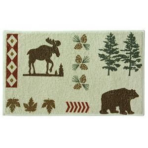 Bacova North Ridge Printed Bath Rug